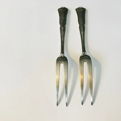 Raro Elegante Tenedor Oliva 800 Plata Wilkens Modelo Dresden Barroco Foto 1 de 4