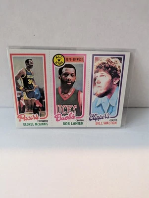 1980 Topps Baloncesto Walton / Lanier / McGinnis #222 Foto 1 de 2