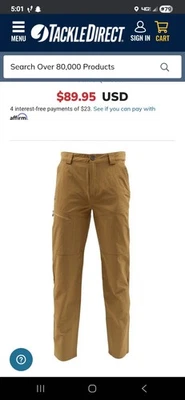 Pantalón Guía Simms Descatalogado RARO Para Hombre Talla Pequeña Pesca Foto 1 de 4