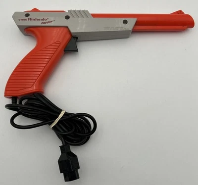 Nintendo NES Duck Hunt Zapper Gun NES-005 Original Orange/Gray OEM Tested Works - Image 1 of 4