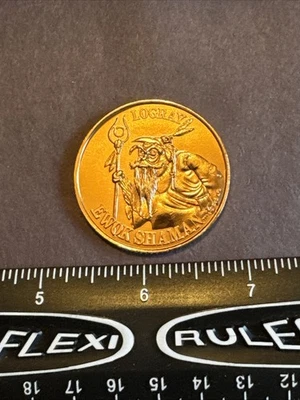 1985 Kenner Vintage Star Wars Logray Shaman EWOK Cartoon Series Coin No Repro - Image 1 of 4