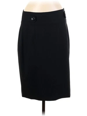 Falda de lana negra Classiques Entier para mujer 12 Foto 1 de 2