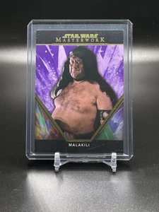 2024 Topps Masterwork Star Wars #87 Malakili Purple Refractor /50 - Picture 1 of 2