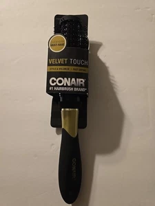 Conair Velvet Touch Rundhaarbürste Schwarz Föhnen Style & Volumen  - Bild 1 von 4