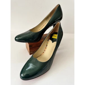 Paul Smith Damen-Pumps Größe 7,5 grün Lackleder klassischer Stil - Bild 1 von 7