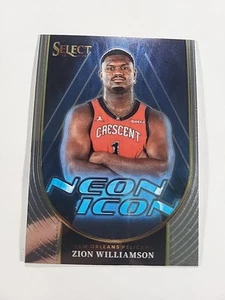 2023-24 Panini Select Zion Williamson Neon Icon New Orleans Pelicans #10 - Picture 1 of 2