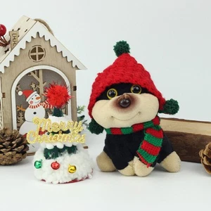 Christmas Puppy Keychain Ornament Animal Pendant Christmas Bag Charm opportune - Picture 1 of 5