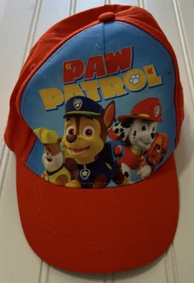 Paw Patrol Boys Hat Baseball Cap Red Blue Trucker Adjustable Strap Nickelodeon - Image 1 of 4