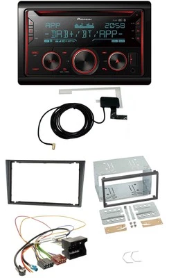 Pioneer 2DIN MP3 DAB USB CD Bluetooth Autoradio für Opel Combo C Meriva Corsa C - Bild 1 von 4