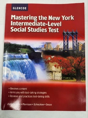 Glencoe Mastering the New York Intermediate-Level Social Studies Test Softcover - Image 1 of 4