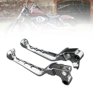 Brake Clutch Levers Fit For Harley FLSTC Heritage Softail Classic 1996-2010 - - Picture 1 of 11