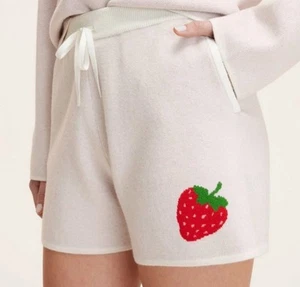 Kate Spade New York X Target Strawberry Sweater Shorts Soft M MEDIUM - SOLDOUT - Picture 1 of 3