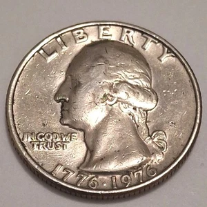 1975-1976  No Mint Mark Bicentennial Washington Quarter  Drummer Boy 🇺🇸  DB884 - Picture 1 of 2