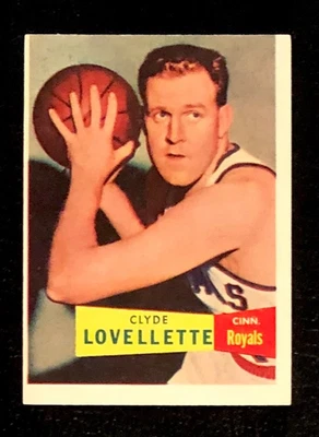 1957-58 Topps Clyde Lovellette Rc #78 - CINCINNATI ROYALS ROOKIE HOF - Image 1 of 2