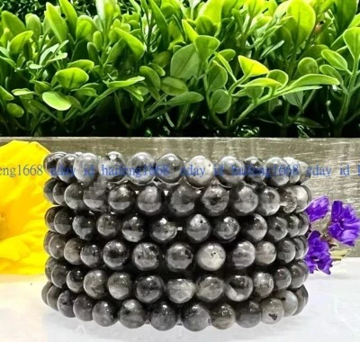 Großhandel 6 Stück Natürliche Labradorit 6mm Dehnen Armband Kristall 19cm - Bild 1 von 4