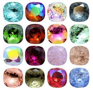 AUREA Crystals A4470 Round Square Strass Steine Kristalle viel Farben - Bild 1 von 31