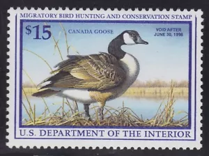 US RW64 $15 Duck Hunting Mint VF-XF OG NH SCV $27.50 - Picture 1 of 2
