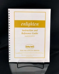 Baby Lock Enlighten BLE3ATW-2 Manual de instrucciones: fundas protectoras y a todo color - Imagen 1 de 5