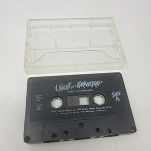 Vintage 1987 A Night In A Graveyard Scary Sound Effects Cassette Tape - Picture 1 of 6