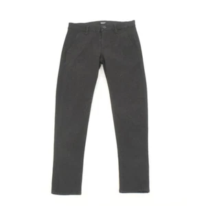 Hudson Jeans 25 schwarz Satin Köper beschichtet Stretch Denim dünne Knöchelhose - Bild 1 von 6