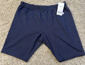 CARTER'S Shorts Dark Denim Legging Like Knee Length NWT Retails $14 Size 14 - Picture 1 of 4
