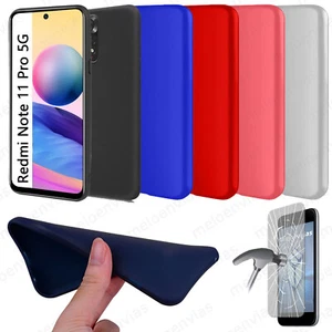 Funda carcasa XIAOMI REDMI NOTE 11 PRO 5G + PROTECTOR CRISTAL TEMPLADO Gel TPU - Imagen 1 de 6
