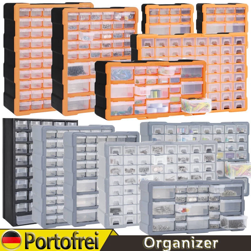 Organizer Kleinteilemagazin Sortimentskasten Sortierbox Sortimentsschrank PP  - Bild 1 von 1