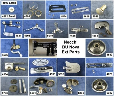Vintage Necchi BU Nova Sewing Machine, Choose Your Parts! Free Ship Over $30 - Image 1 of 4
