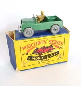 Matchbox serie n. 12a Land Rover Serie I - A Moko Lesney - Foto 1 di 8