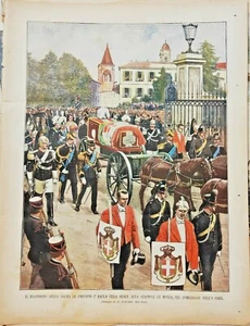 1900 TRASPORTO SALMA RE UMBERTO I MONZA - Imagen 1 de 1