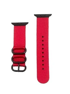 Correa roja de nailon Apple Watch Series 1-9, tamaño 38/40 mm - Imagen 1 de 1