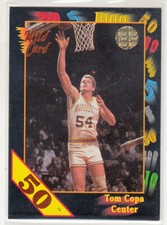 TOM COPA 1991-92 Wild Card NCAA 50 Stripe Parallel #102 Marquette Mint