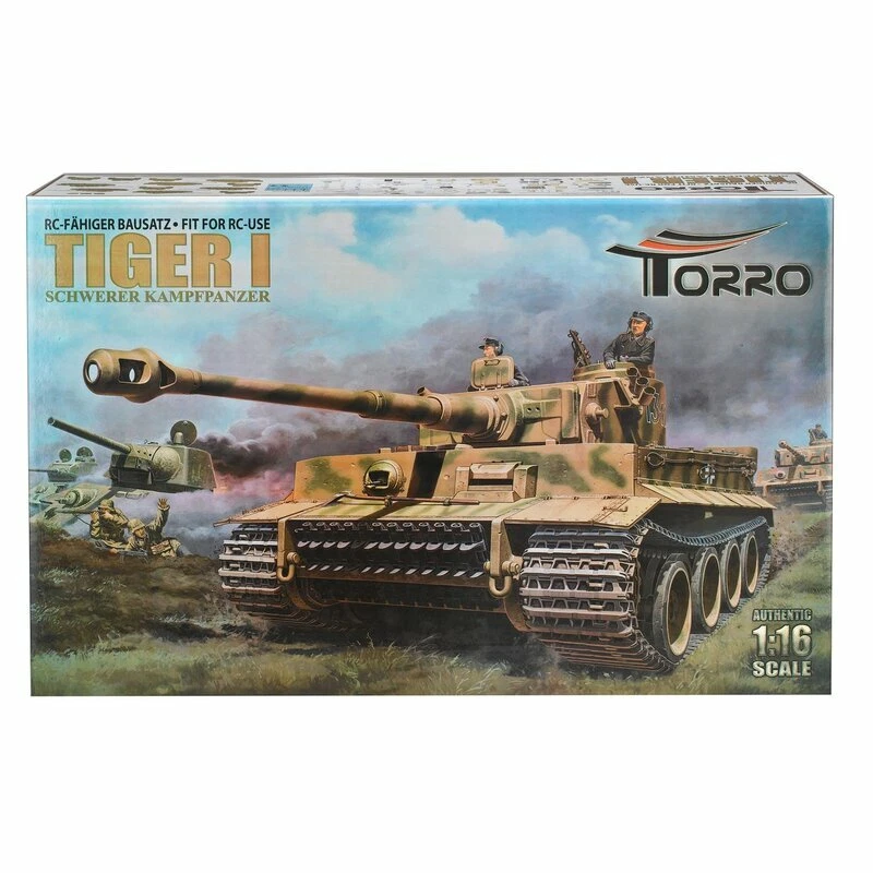 Torro 2272212501 - 1/16 Kit di Costruzione RC Tiger I - Nuovo - Immagine 1 di 1