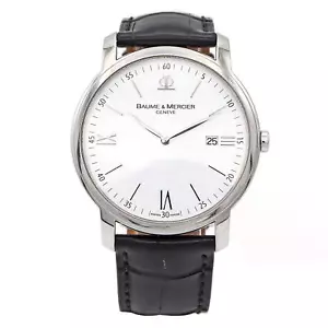 Baume & Mercier Classima Stainless Steel Men's Quartz Watch, 42mm + Box Paper - Picture 1 of 6