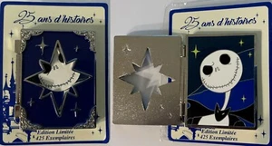 Disney Paris Nightmare 25 Years of History Jack Skellington Hinged LE 425 Pin - Picture 1 of 3