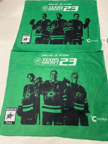 Pair of Dallas Stars NHL Playoffs Rally Towels Cover