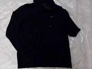 Mens Marc Anthony Sweater Merino Wool & Cashmere Navy Blue Sweater NEW - Picture 1 of 2