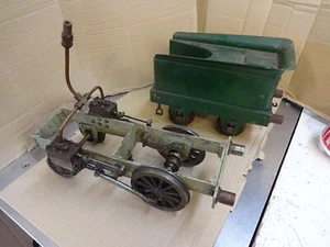 3 1/2" Gauge Rainhill rolling chassis + tender, chassis runs on air - Picture 1 of 11