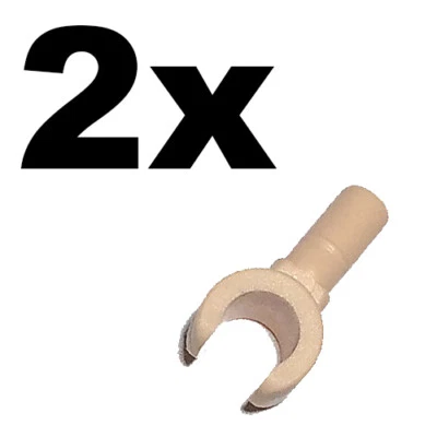 NUEVO LEGO - Figura Manos - Turrón Claro x 2 - Parte # 983 Mano Carne Foto 1 de 2