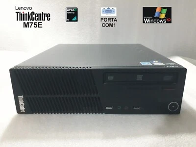 LENOVO THINKCENTRE IBM M75E - WINDOWS XP - ATHLON II X2 - TESTATO FUNZIONANTE - Immagine 1 di 4