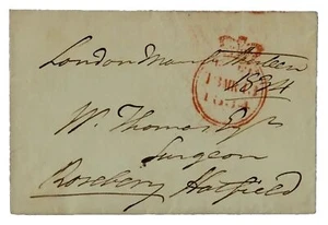 "Cavaliere del Cardo" Sir Archibald Primula Firmato a Mano Free Frank datato 1834 - Foto 1 di 1