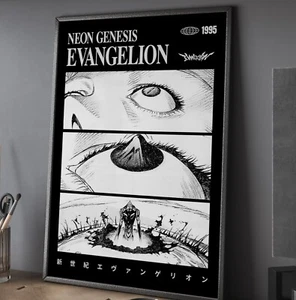 Neon Genesis Evangelion Canvas Poster Wall Art Home Decor - Picture 1 of 6