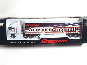 Snap On Custom Tractor Trailer 1/64 “There Is a Difference” Bank Unopened - Picture 1 of 9