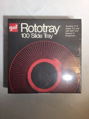 NEW GAF Rototray 100 Slide Tray Projector - Sawyer's 2 x 2 Slides  - Image 1 of 3