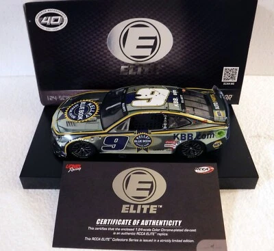 #9 CHASE ELLIOTT *Color Chrome* 2024 Kelly Blue Book ELITE 1/24 *1 of Only 24!* - Image 1 of 4
