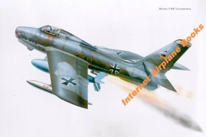 AVIATION ART REPUBLIC F-84F THUNDERSTREAK GERMAN LUFTWAFFE JAGDBOMBERGESCHWADER - Picture 1 of 1