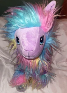 Peluche habillée Build-A-Bear Workshop FURBULEUX ARC-EN-CIEL LAMA LAMA - Photo 1 sur 5