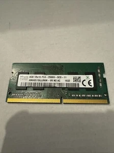 SK Hynix HMT351S6CFR8A-PB 4GB 2Rx8 PC3L-12800S-11-12-F3 Laptop Memory RAM Stick - Picture 1 of 1