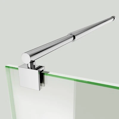 S'AFIELINA Shower Screen Support Bar Arm 700-1200mm For 8-10mm Glass Shower Door