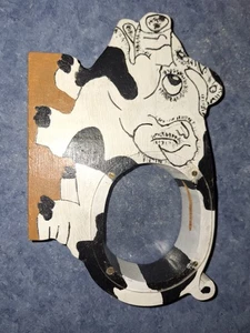 Piggy Bank Cow Wooden Piggy Bank - Picture 1 of 8